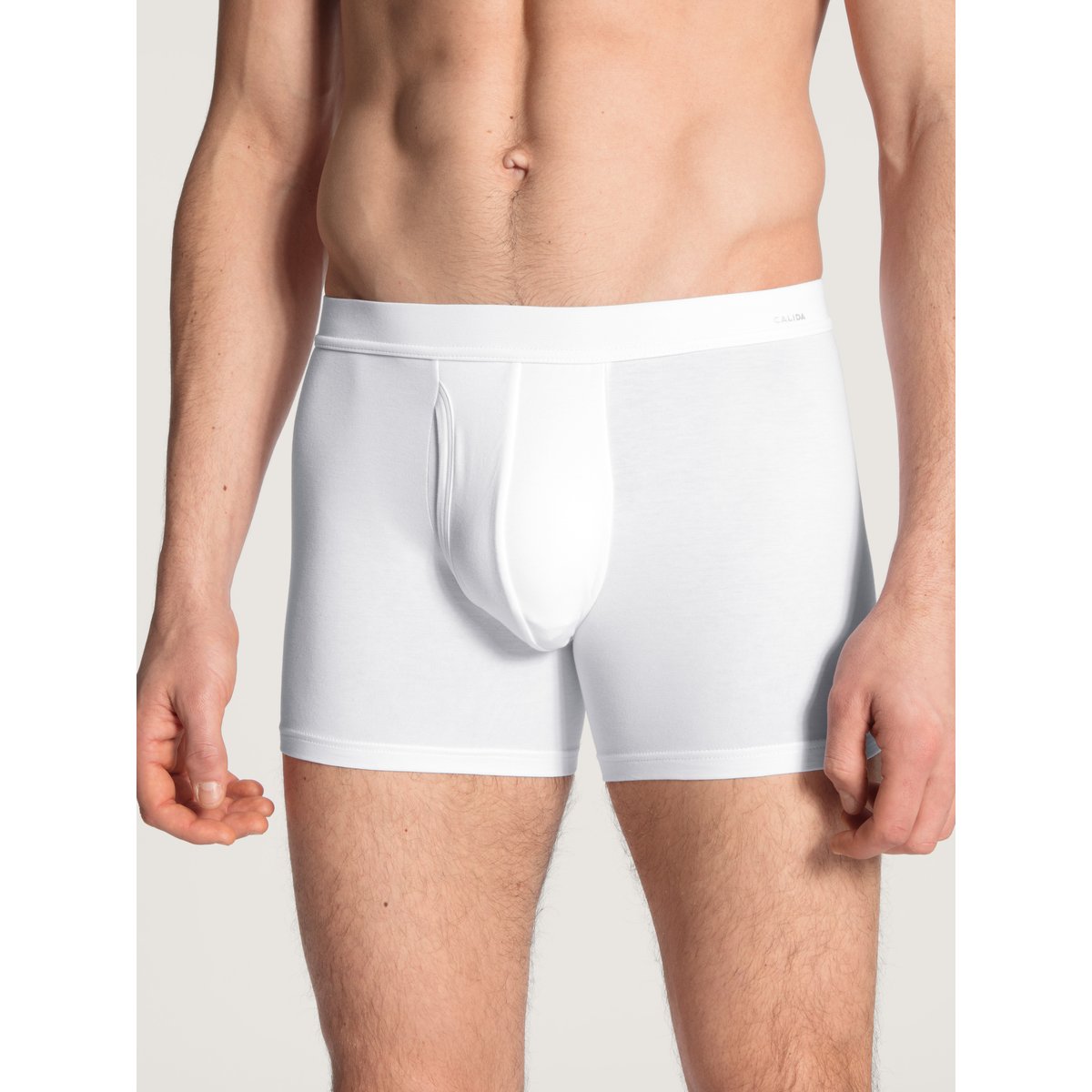 Boxer Brief, avec ouverture Coton COTTON CODE blanc, CALIDA