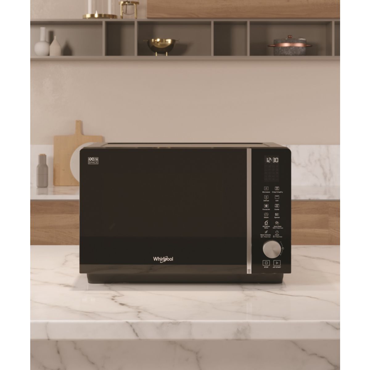 Micro ondes combiné MWF259B couleur unique, WHIRLPOOL