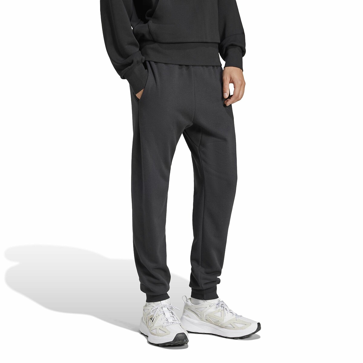 Pantalon French terry Essentials Linear noir, ADIDAS SPORTSWEAR