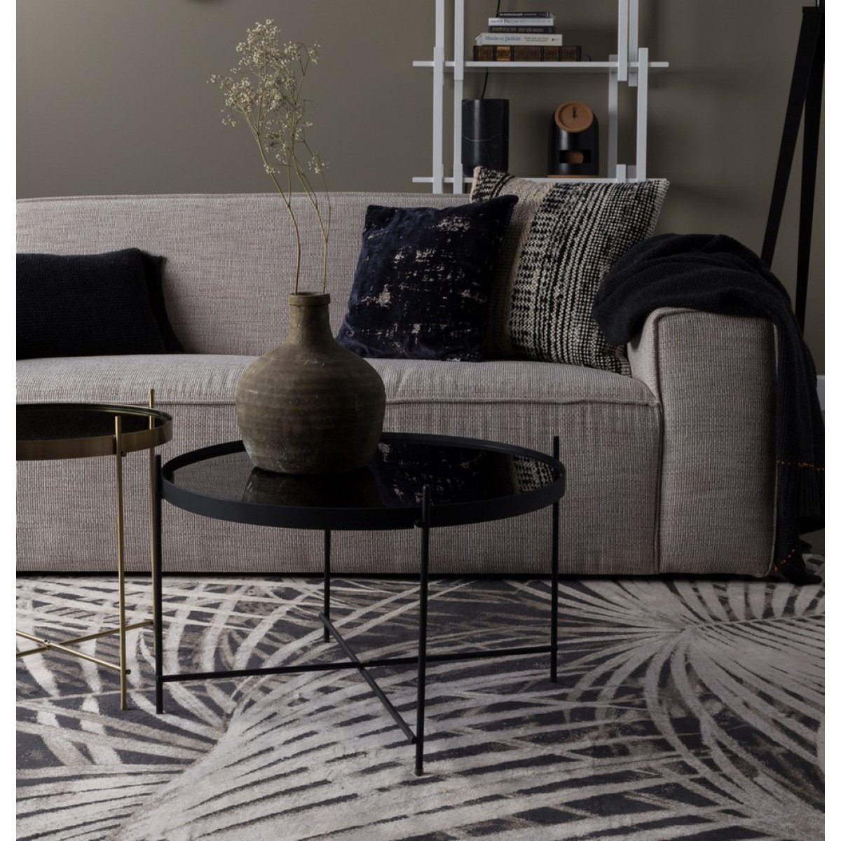 Canapé en tissu 2 à 3 places - BOR beige, ZUIVER