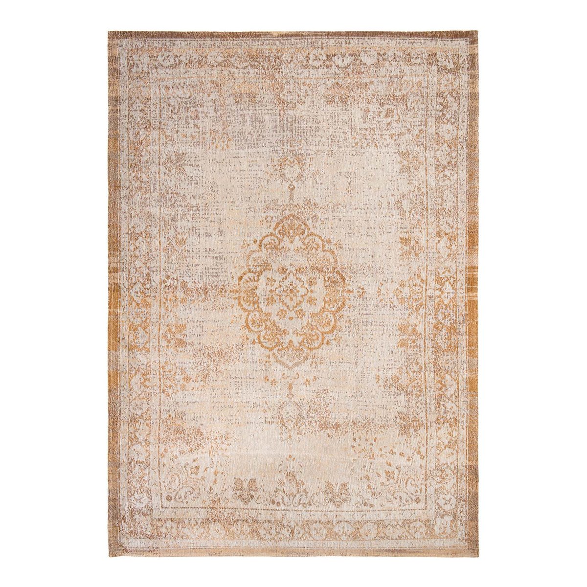 Tapis intérieur/extérieur tissé plat CRIMSON jaune, NOVATREND