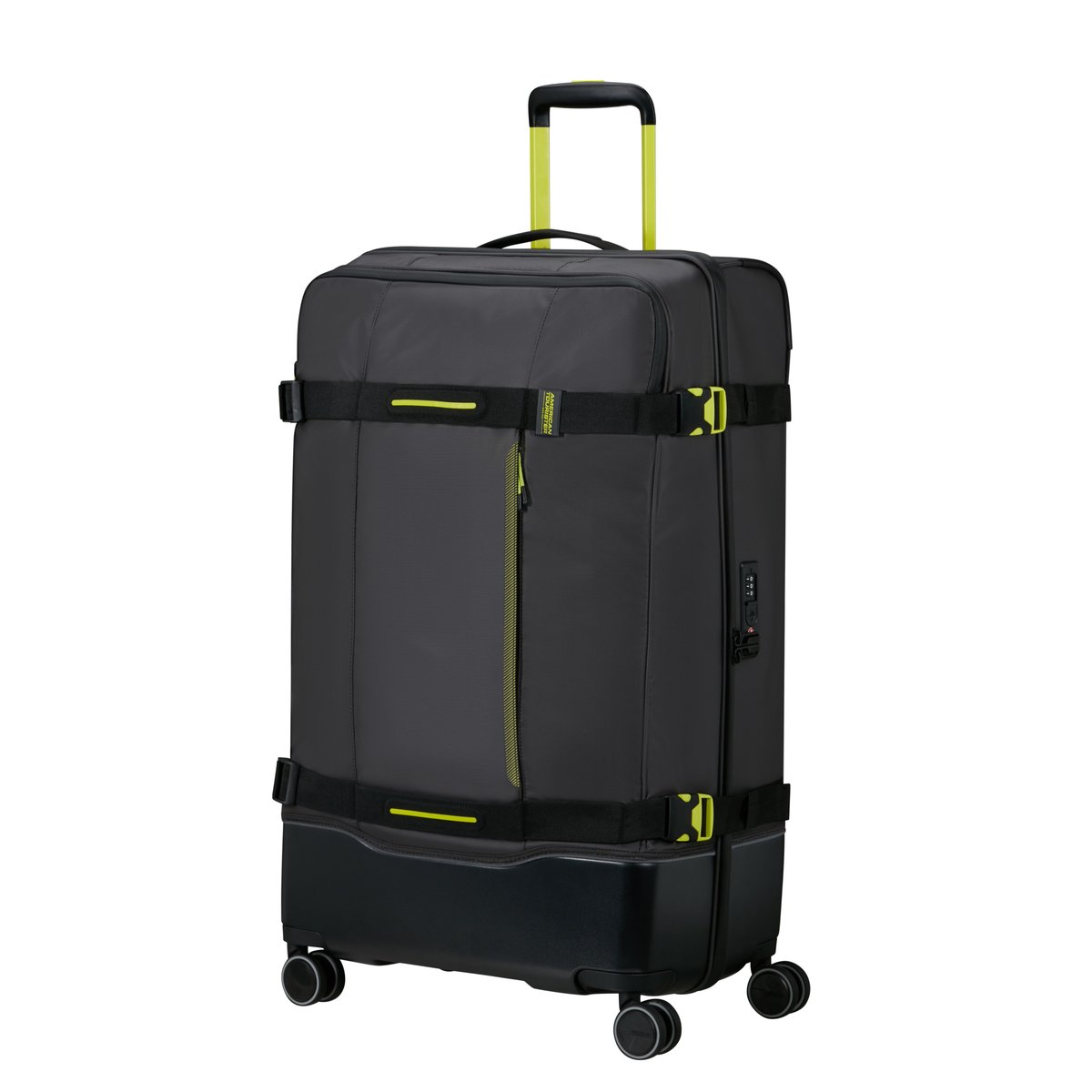 Urban track valise 4 roues taille L black/lime, AMERICAN TOURISTER