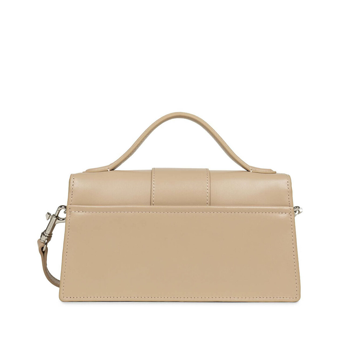 Sac cuir PARIS ILY beige foncé, LANCASTER