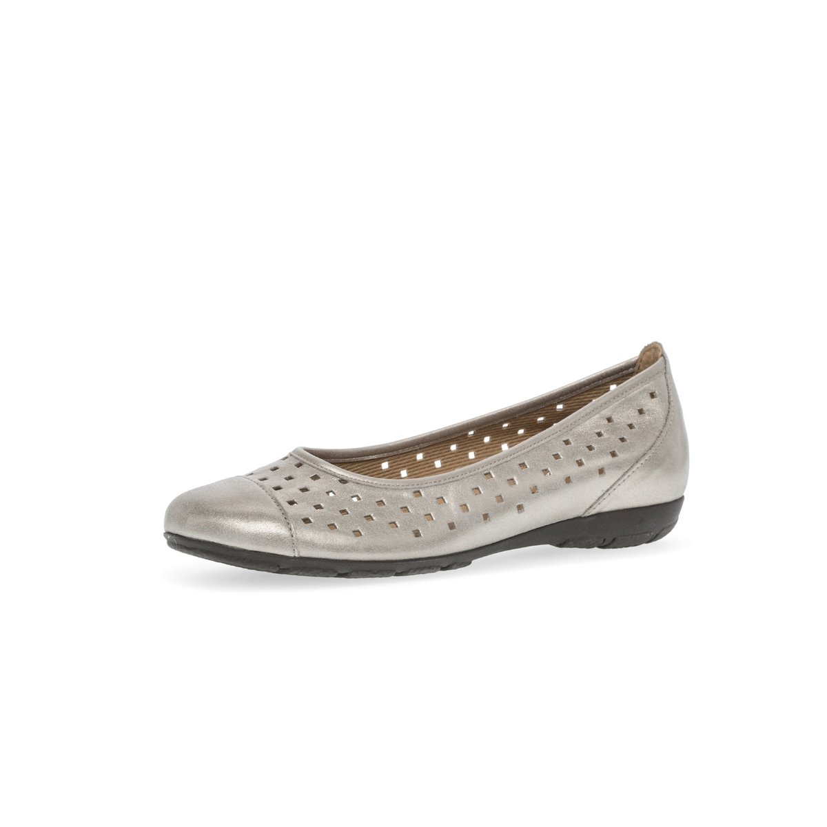 Ballerines en cuir doré, GABOR