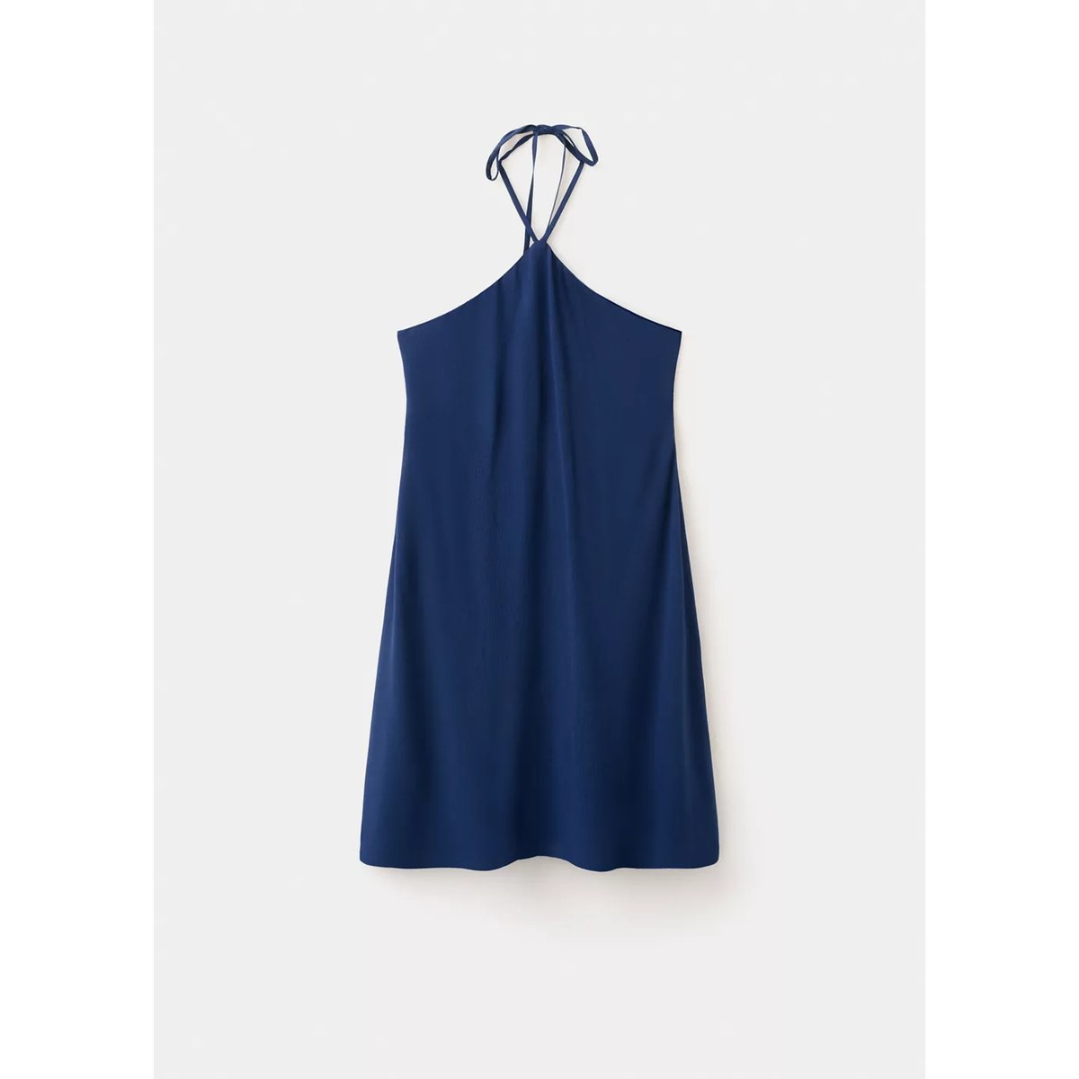 Robe courte emmanchures américaines bleu marine, MANGO TEEN