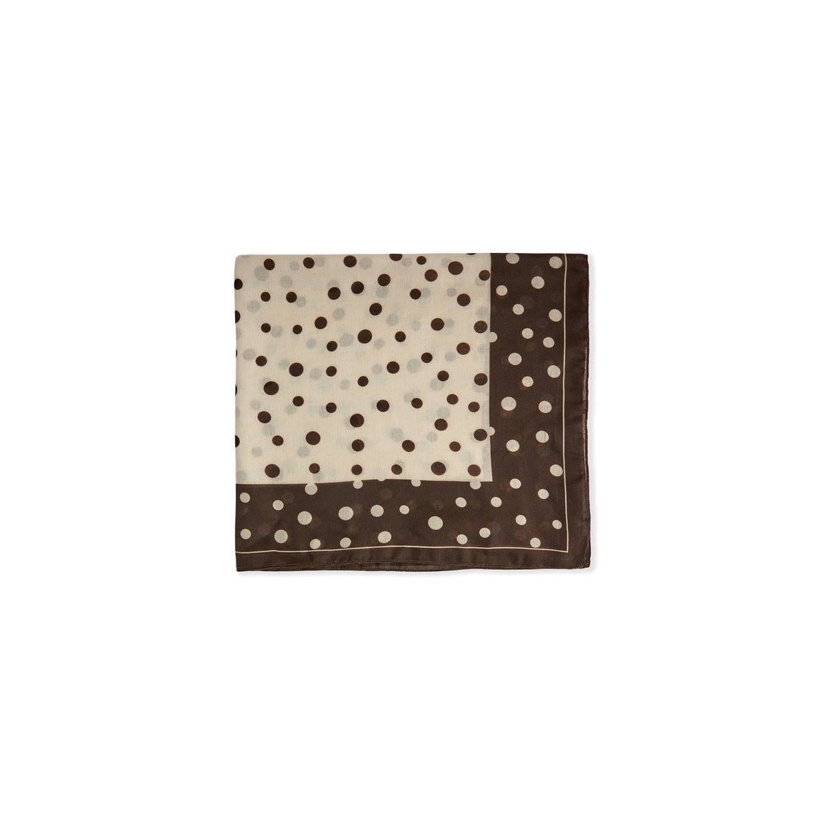Foulard à pois FELVA ecru, ETAM