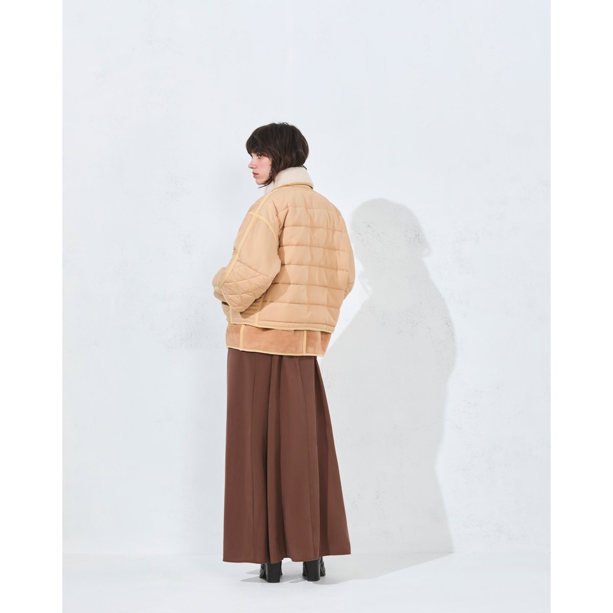 Blouson uni col montant COSMO beige, CHEVIGNON