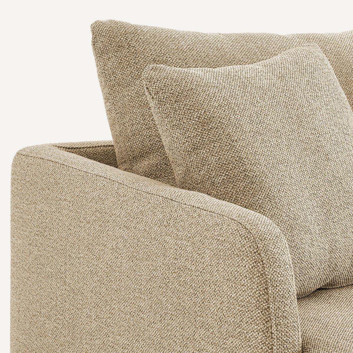 3- oder 4-Sitzer-Sofa aus strukturiertem Mischgewebe, MODERNISTE, Design Emmanuel Gallina masala, AM.PM X EMMANUEL GALLINA