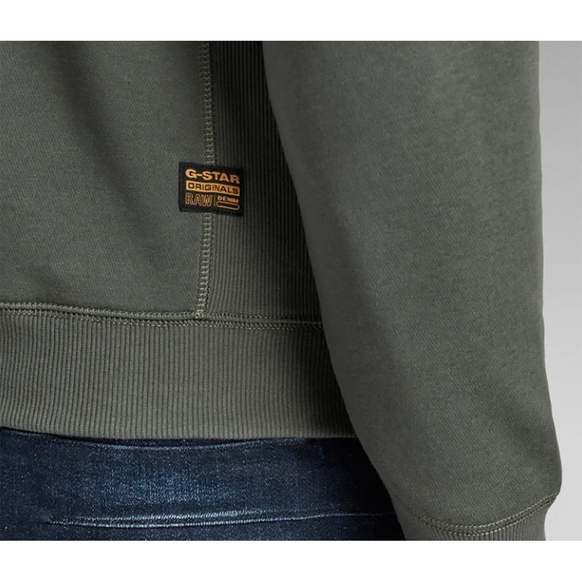 Sweat Coton Col Rond gris, G-Star RAW