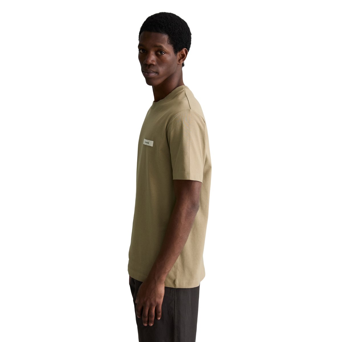 T-shirt DfC relaxed en jersey de coton bio épais marron, MARC O’POLO DENIM
