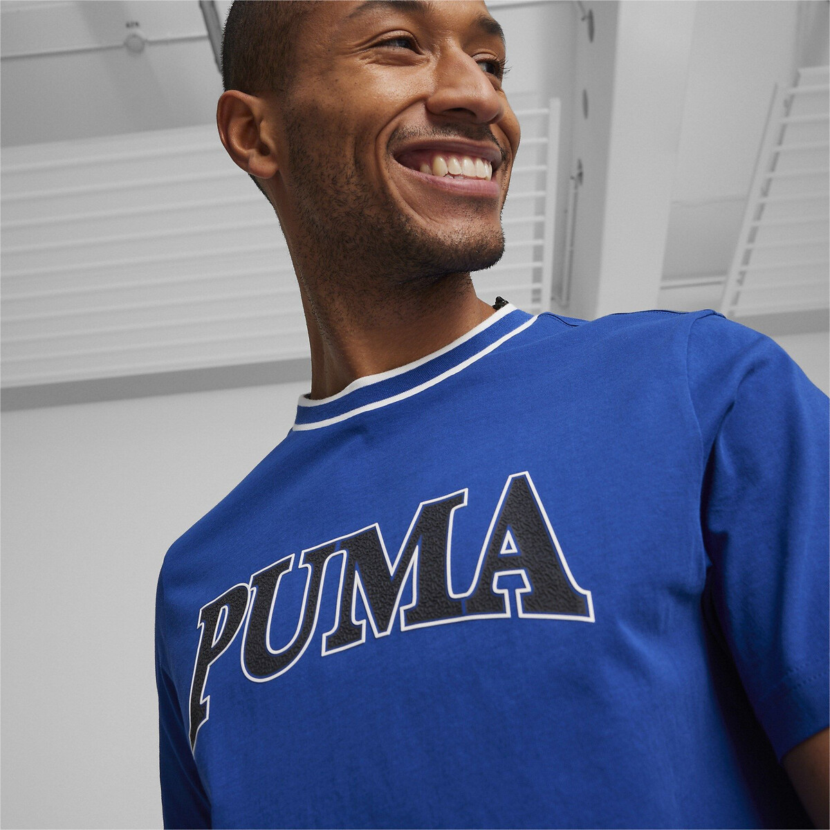T-shirt manches courtes graphique Squad bleu cobalt, PUMA