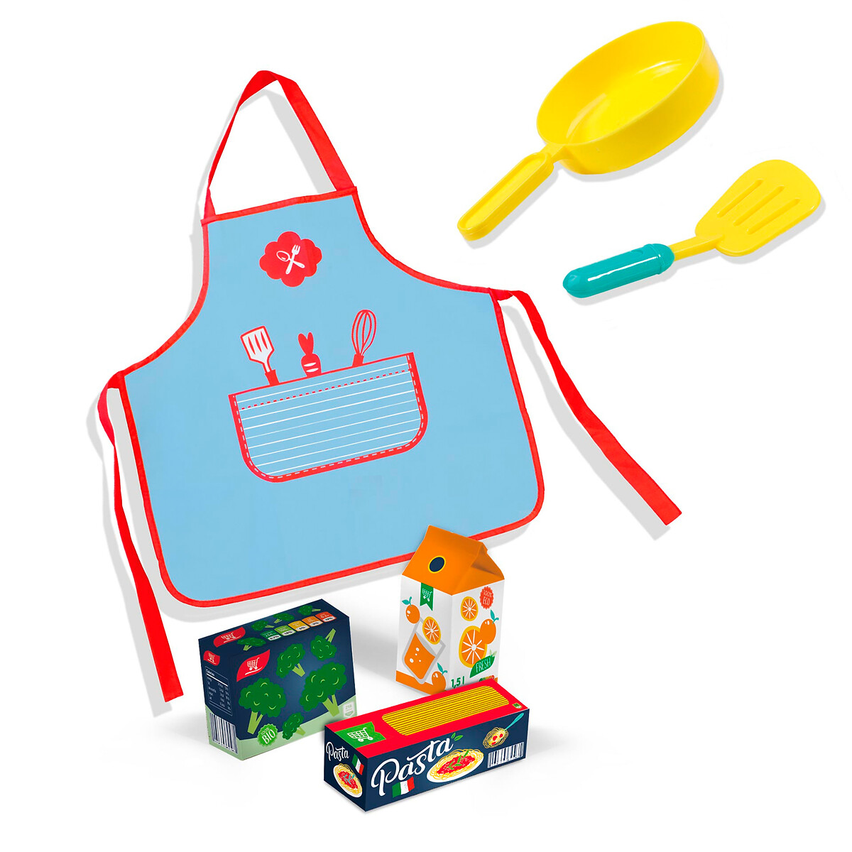 Brinquedo Kit de Chef com avental, da SES multicolor, SES