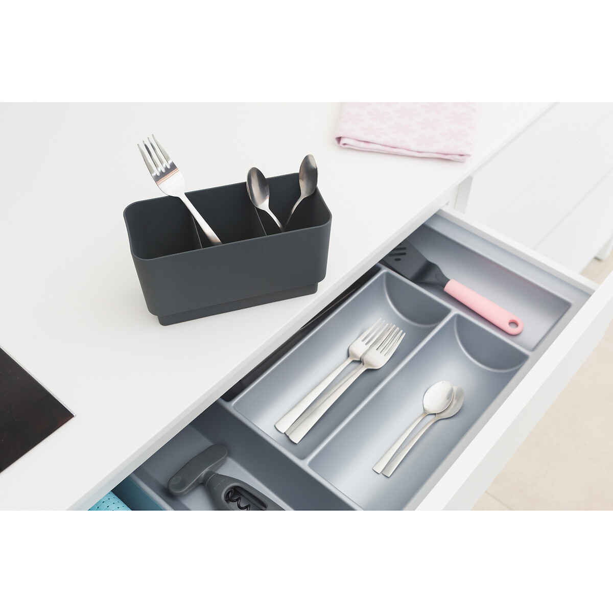 Égouttoir à vaisselle 117404 gris foncé, BRABANTIA
