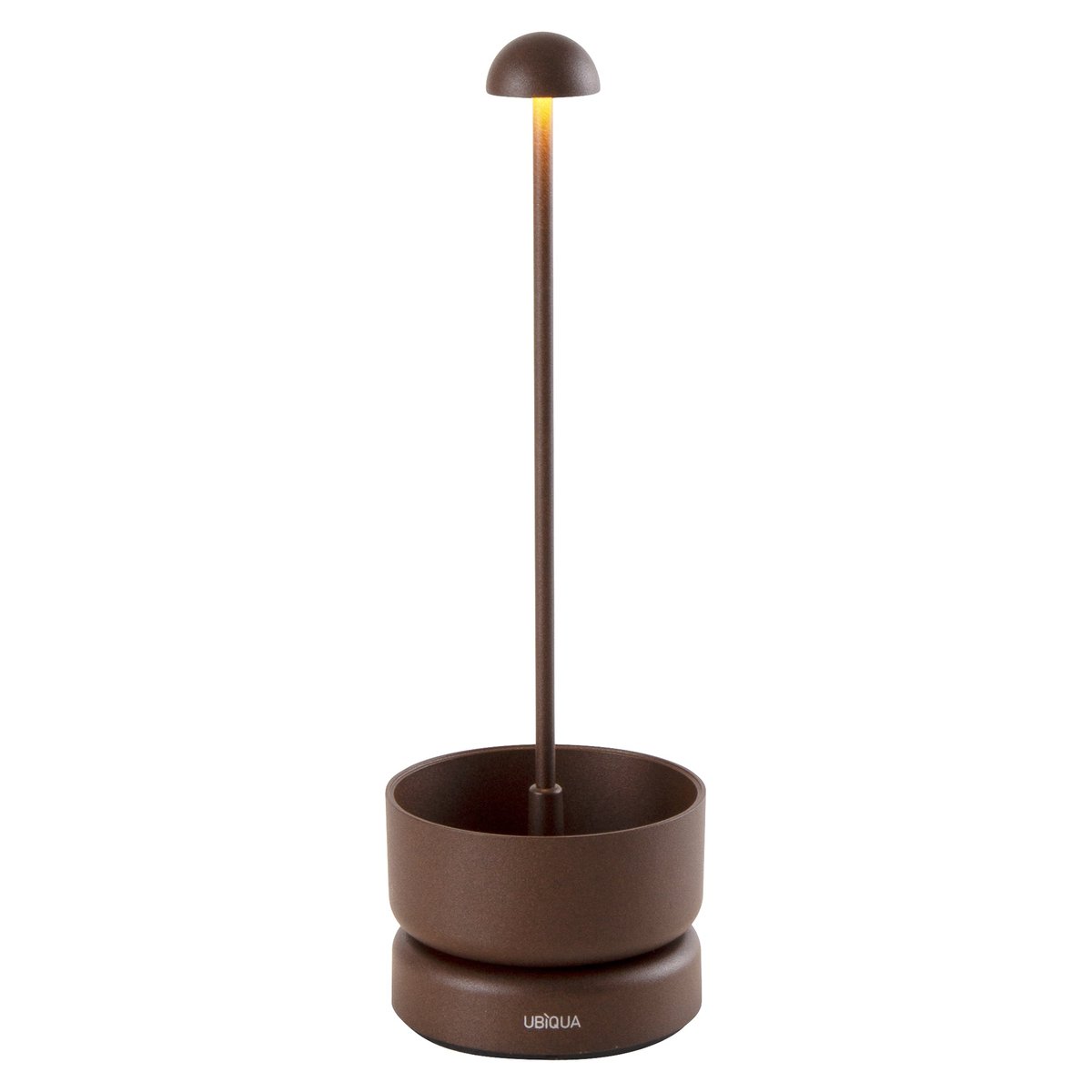 Lampe de table sans fil BASKET marron, LUMISKY