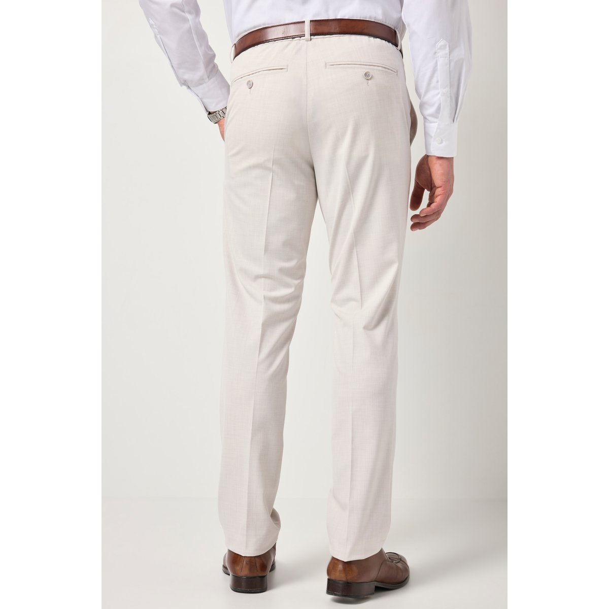 Pantalon de ville avec technologie blanc cassé, JP1880