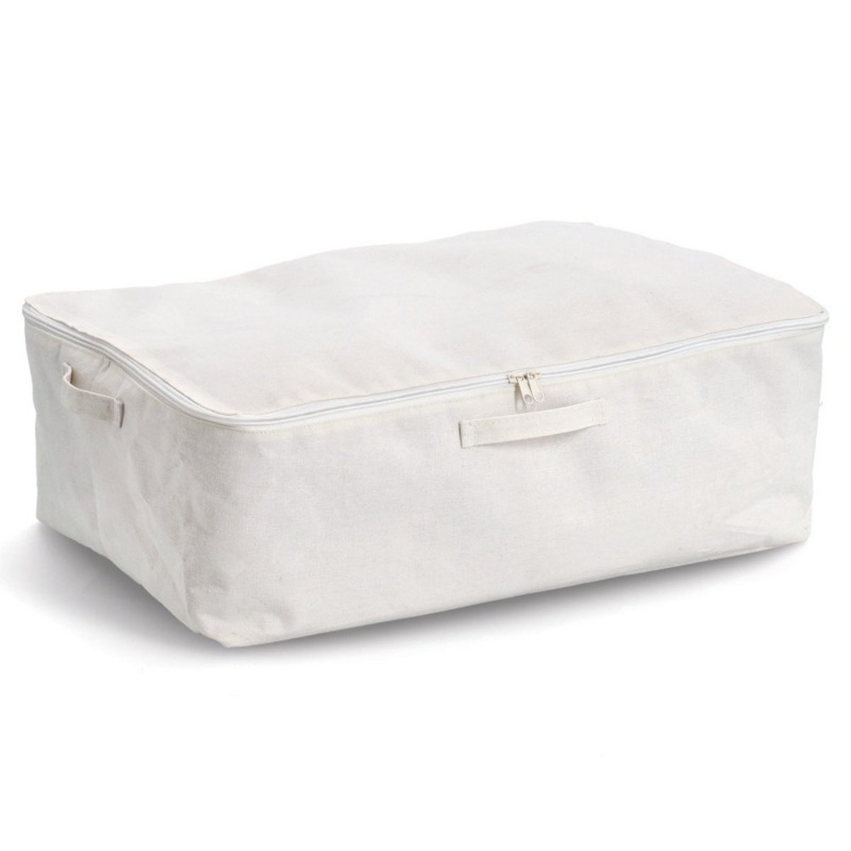 Housse de rangement textile blanc, ZELLER PRESENT