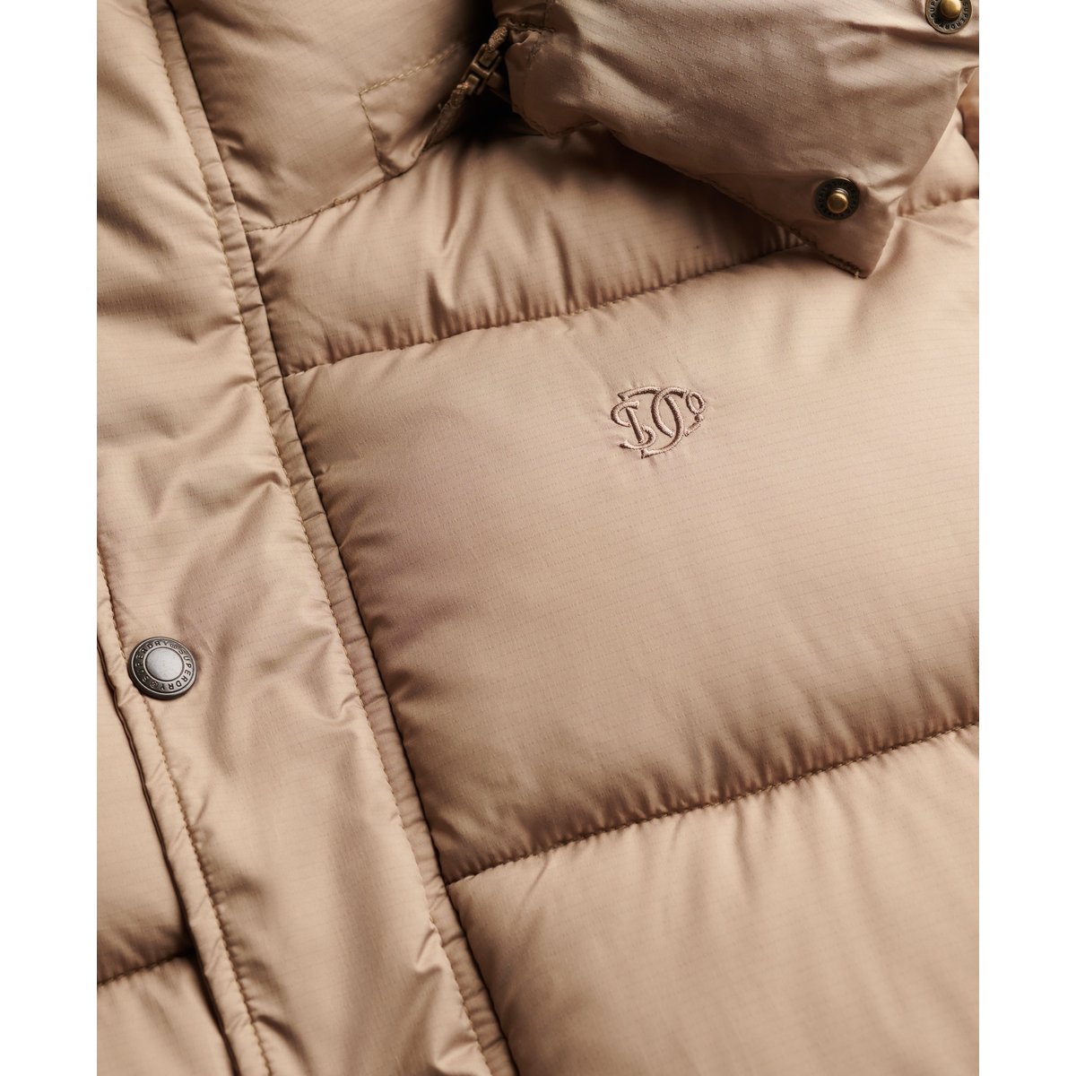 Doudoune Premium Ripstop beige peak sands, SUPERDRY