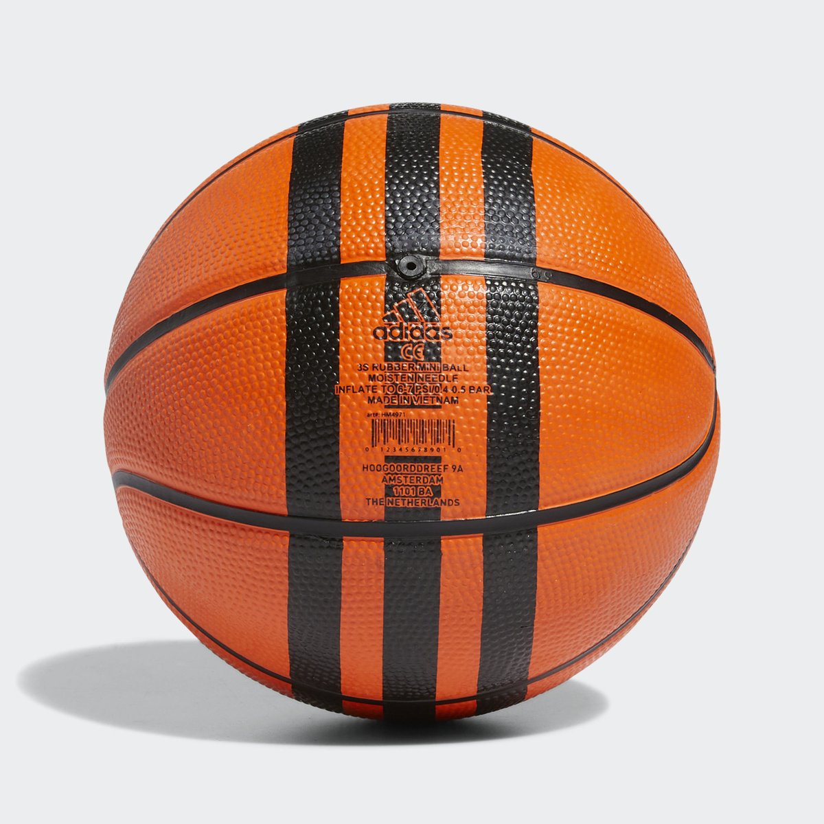 Mini Ballon De Basketball 3-Stripes Rubber Mini Ballon De Basketball 3-Stripes Rubber couleur unique, adidas Performance