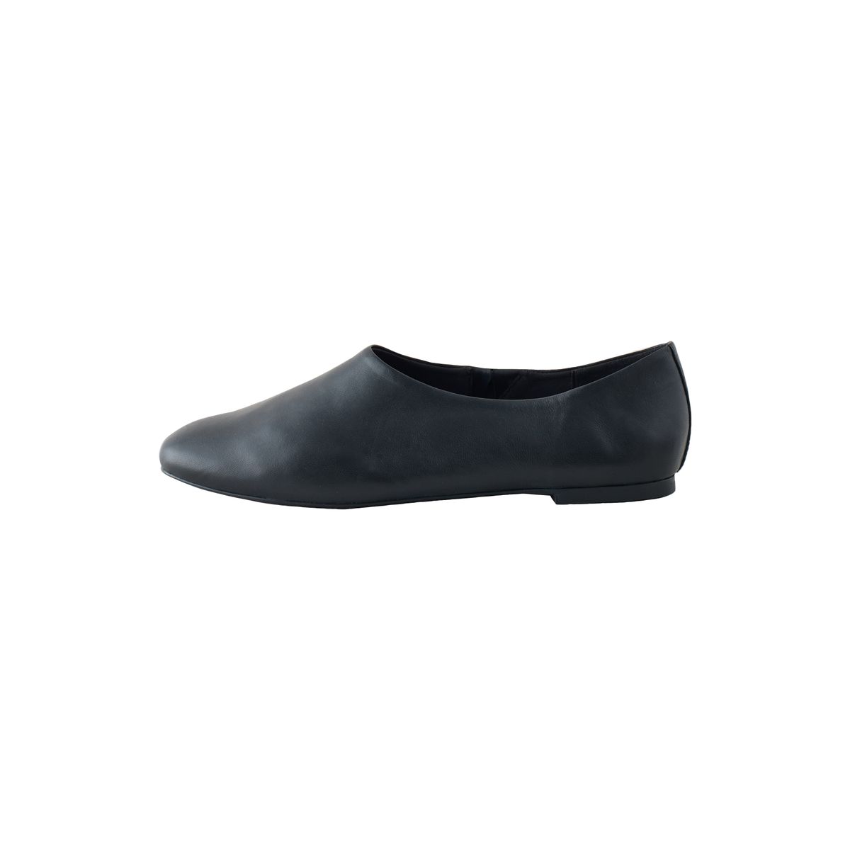 Ballerines montantes en cuir forever comfort® noir, NEXT