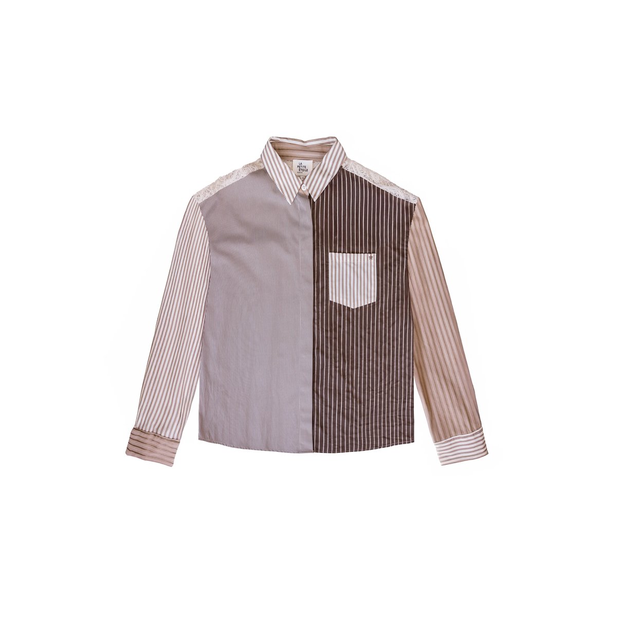 CHEMISE imprimé rayures, marinière CELINE 13-patch, LA PETITE ETOILE