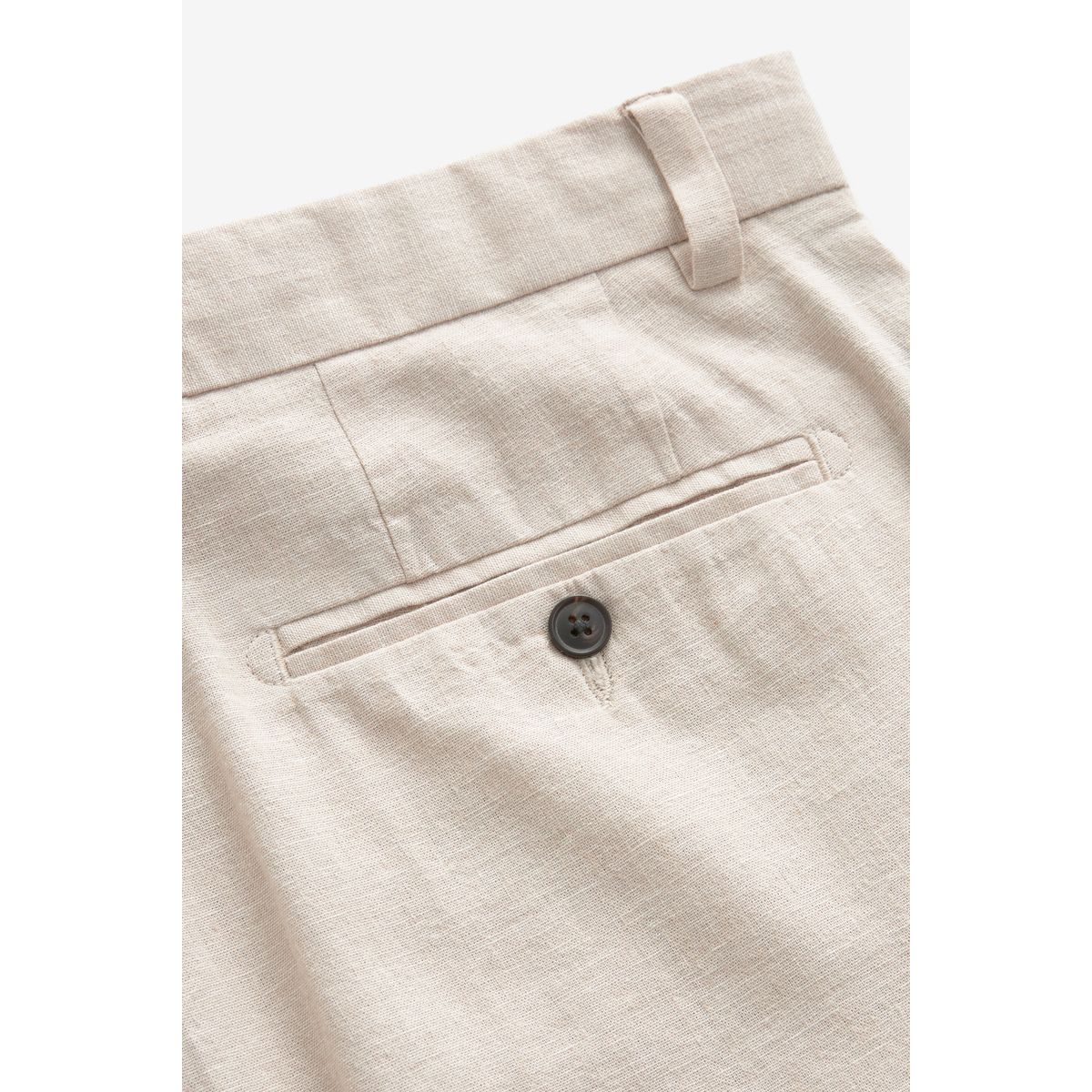 Short chino ceinture fournie grège, NEXT