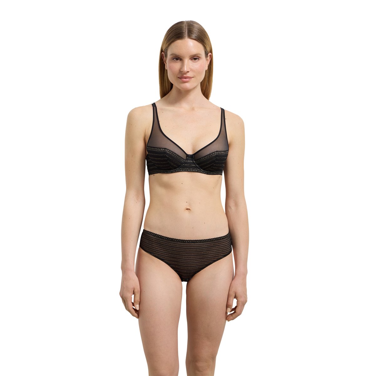 Soutien-gorge foulard avec armatures Holiday noir, DIM