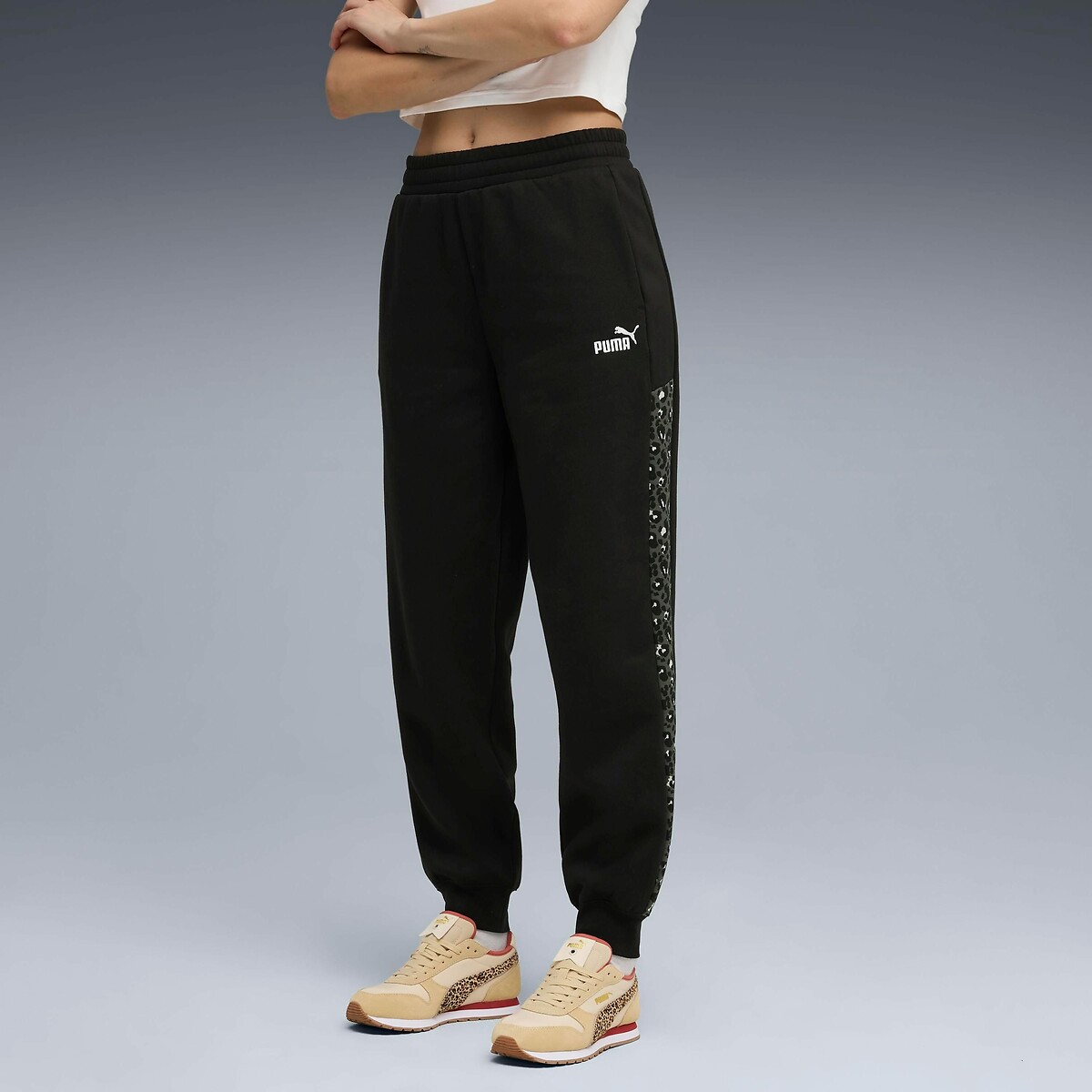 ESSENTIAL GRAPHIC Joggers black, PUMA