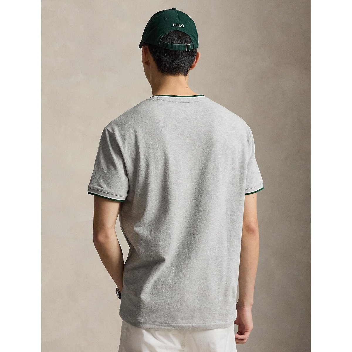 Tipped T-Shirt grey, POLO RALPH LAUREN
