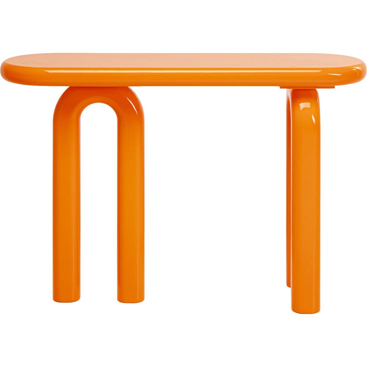Console ovale orange, ELIANO orange, KARE DESIGN