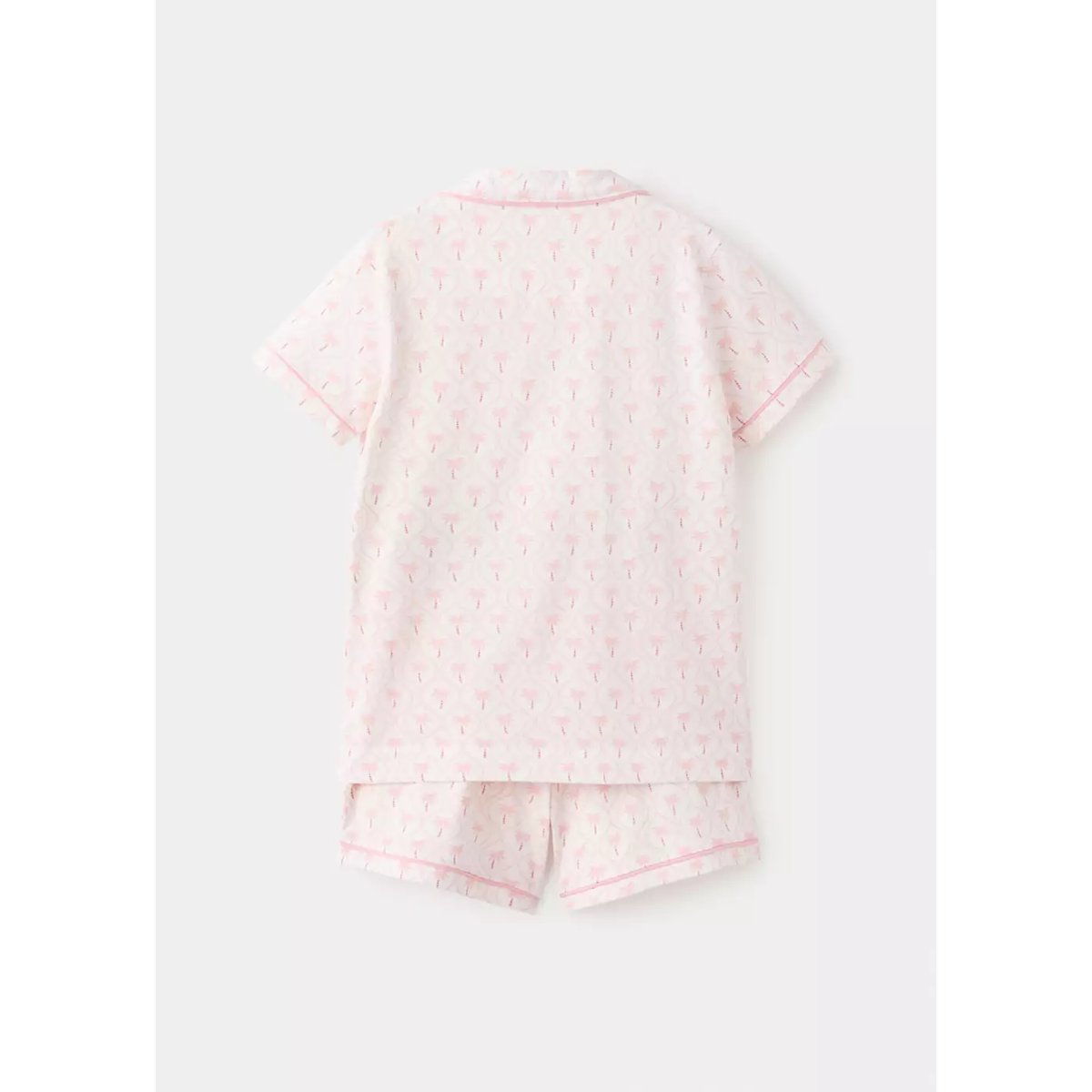 Pyjama court imprimé palmiers rose, MANGO KIDS