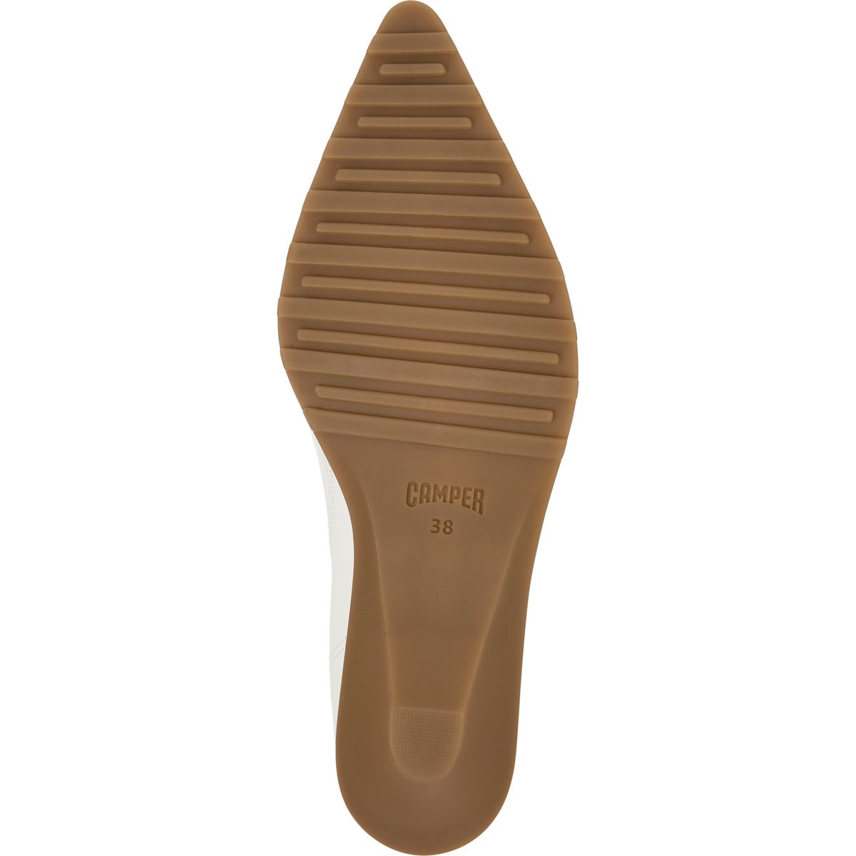 Derbies Cuir daim ANITA blanc naturel, CAMPER