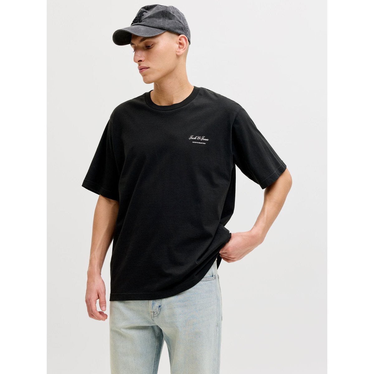 T-Shirt bright white, JACK & JONES