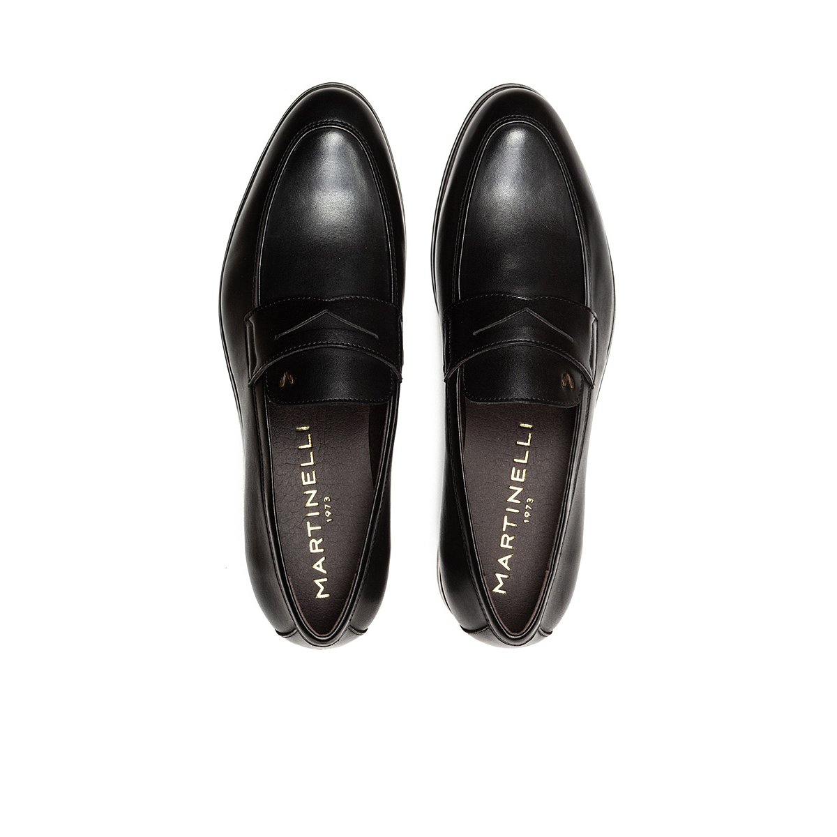 Mocassins cuir Empire black, MARTINELLI