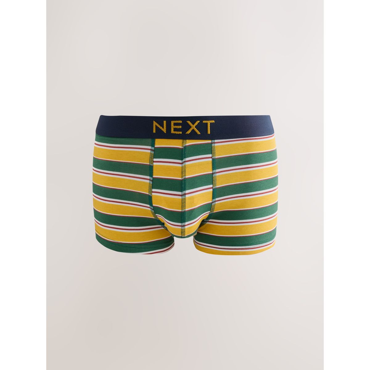 Boxer taille basse rayures vertes/bleues, NEXT