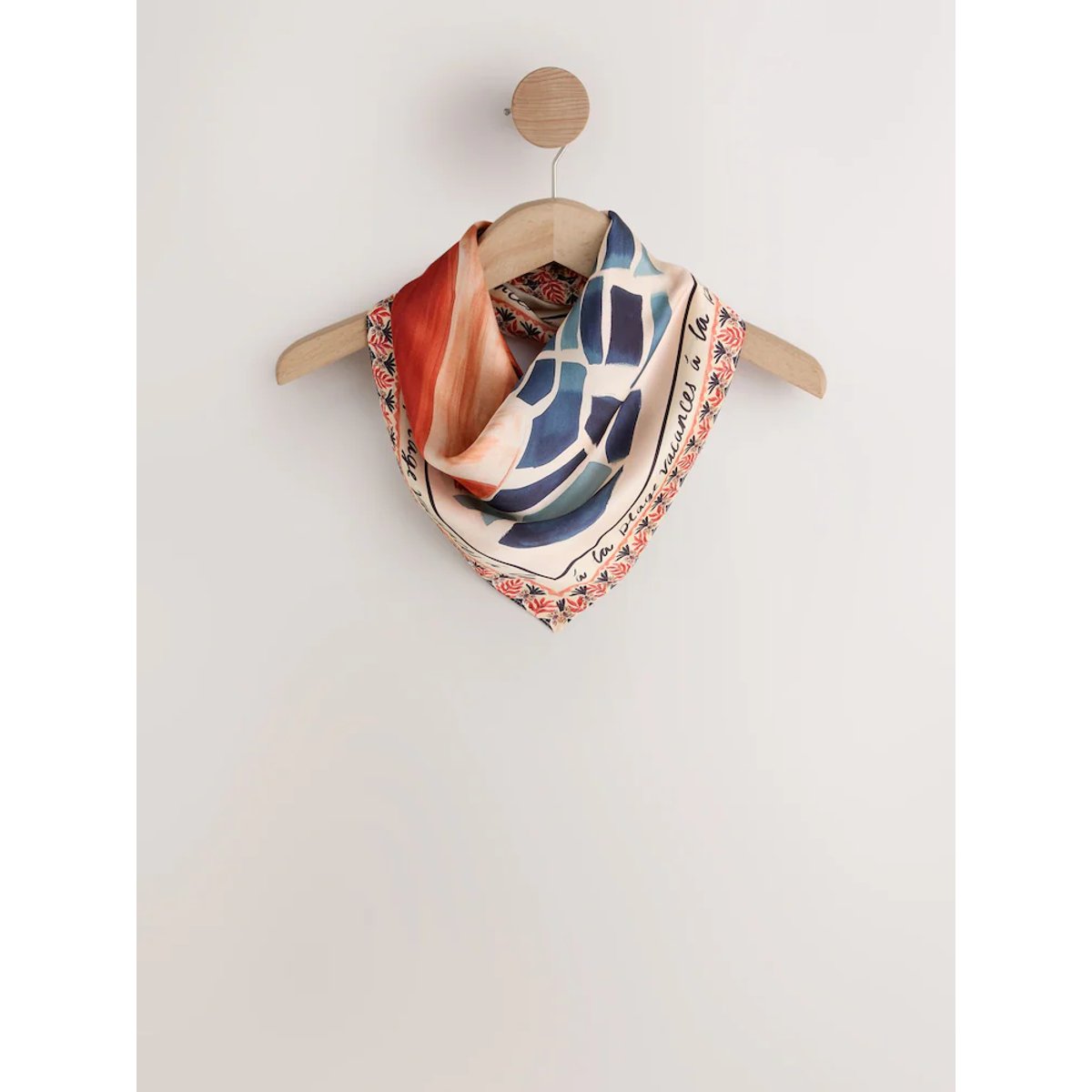 Foulard carré léger scène de marrakech, NEXT