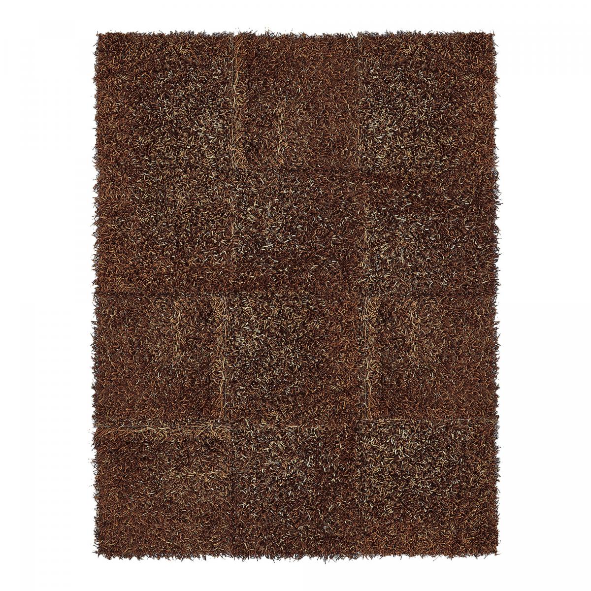 Tapis shaggy tufté motif uni SHAGGY N marron, UN AMOUR DE TAPIS