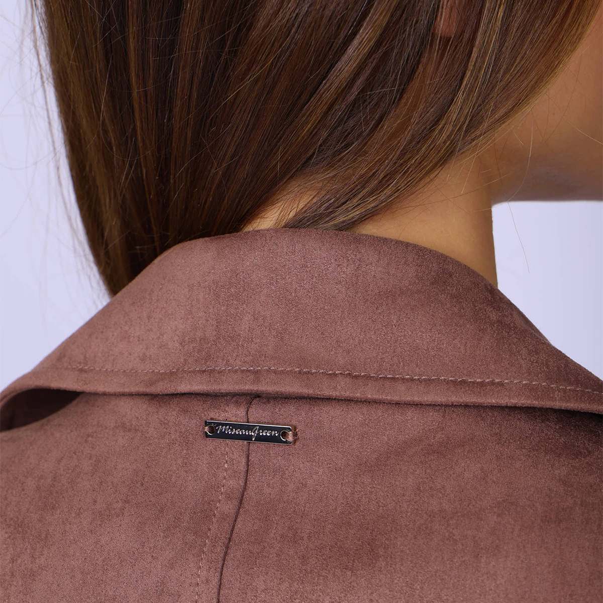 Veste Domino taupe, MISE AU GREEN