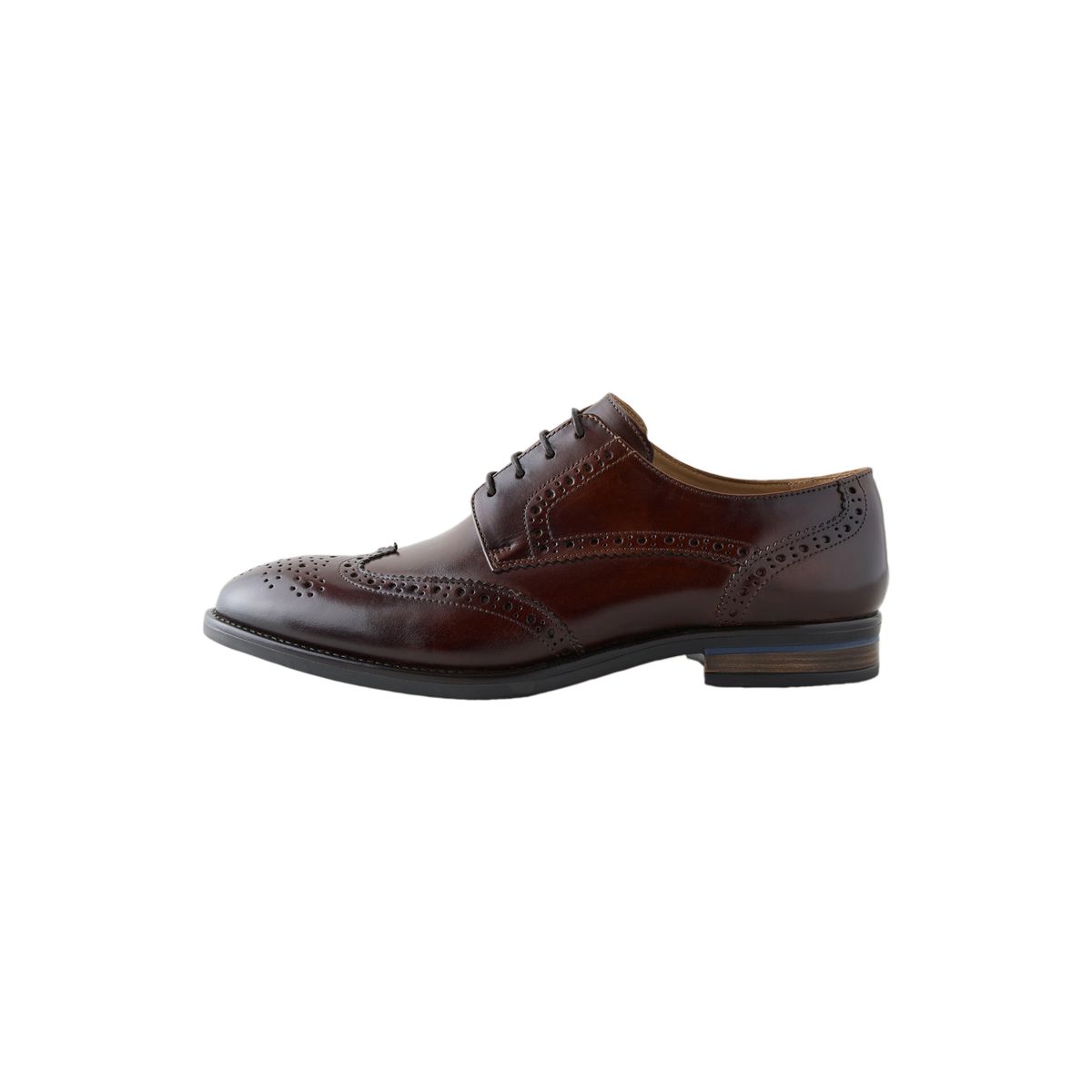 Chaussures richelieu à bout golf marron, NEXT
