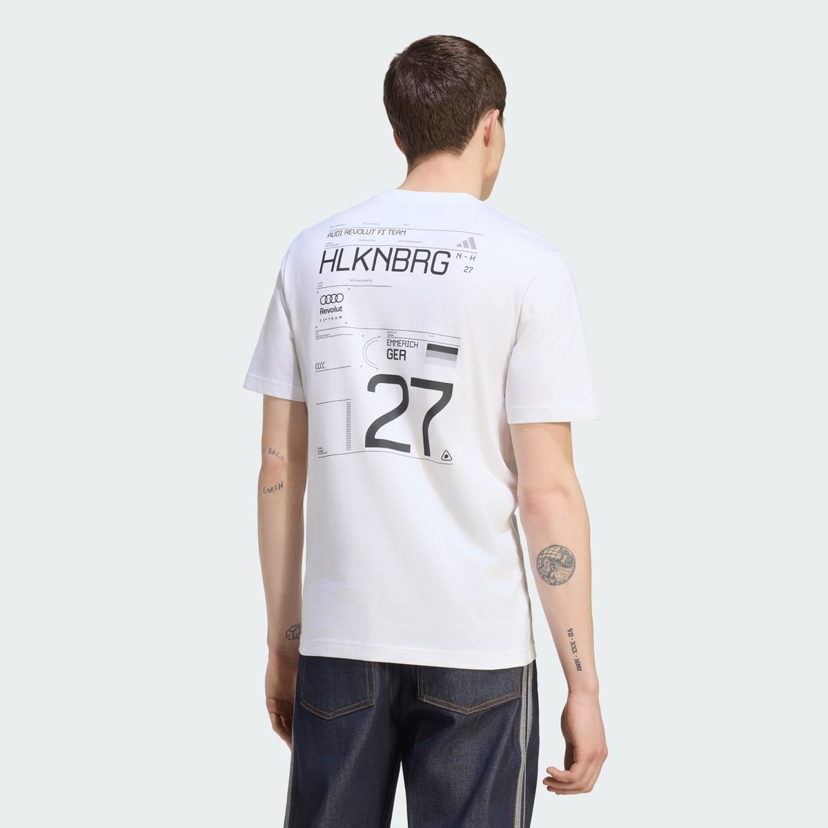 T-Shirt Graphique Ii Écurie Audi Formule 1 Nico Hulkenberg T-Shirt Graphique Ii Écurie Audi Formule 1 Nico Hulkenberg white, adidas Performance