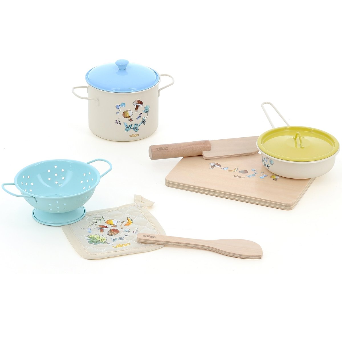 Set d'ustensiles de cuisine beige, VILAC