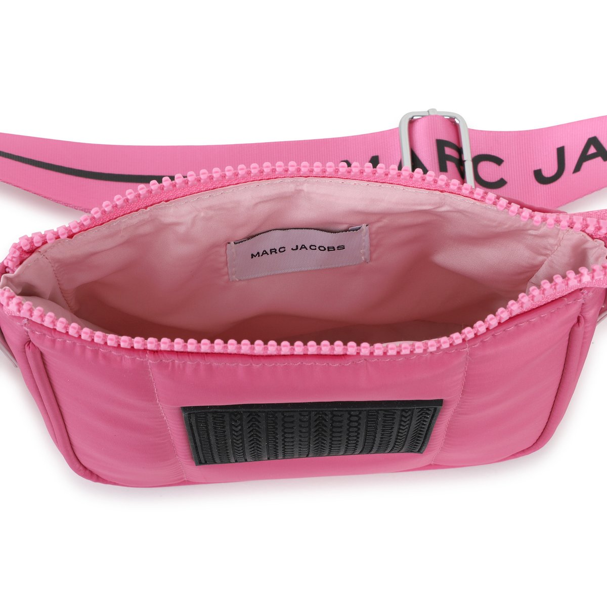 Sac à main en tissu enduit dark pink, MARC JACOBS