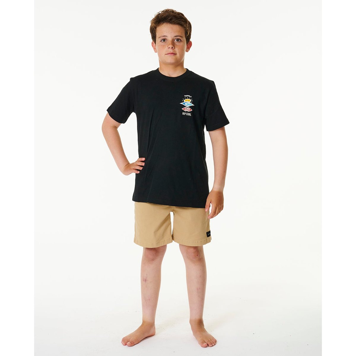 T-Shirt SEARCH ICON noir, RIP CURL