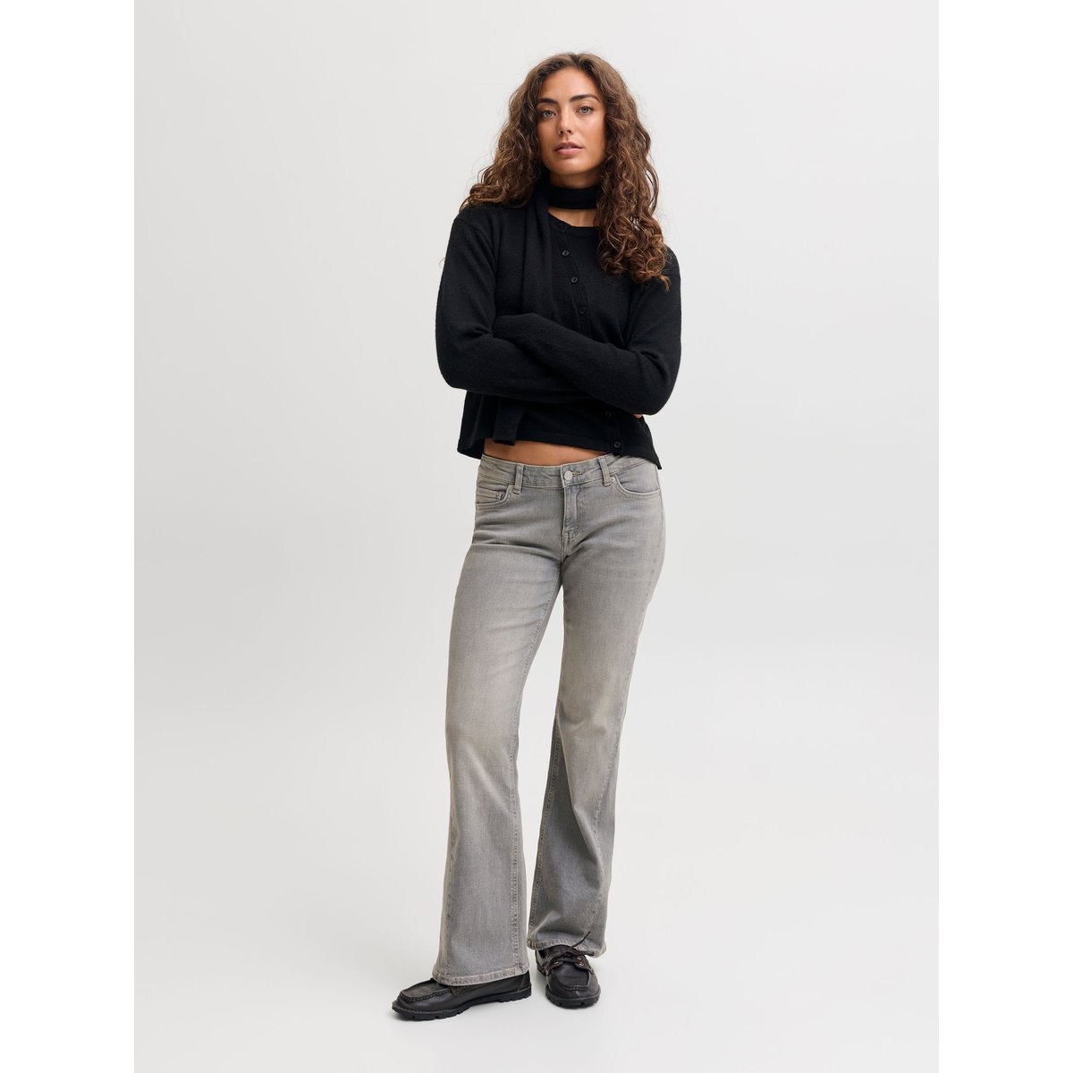Jeans Bootcut grey denim, JJXX