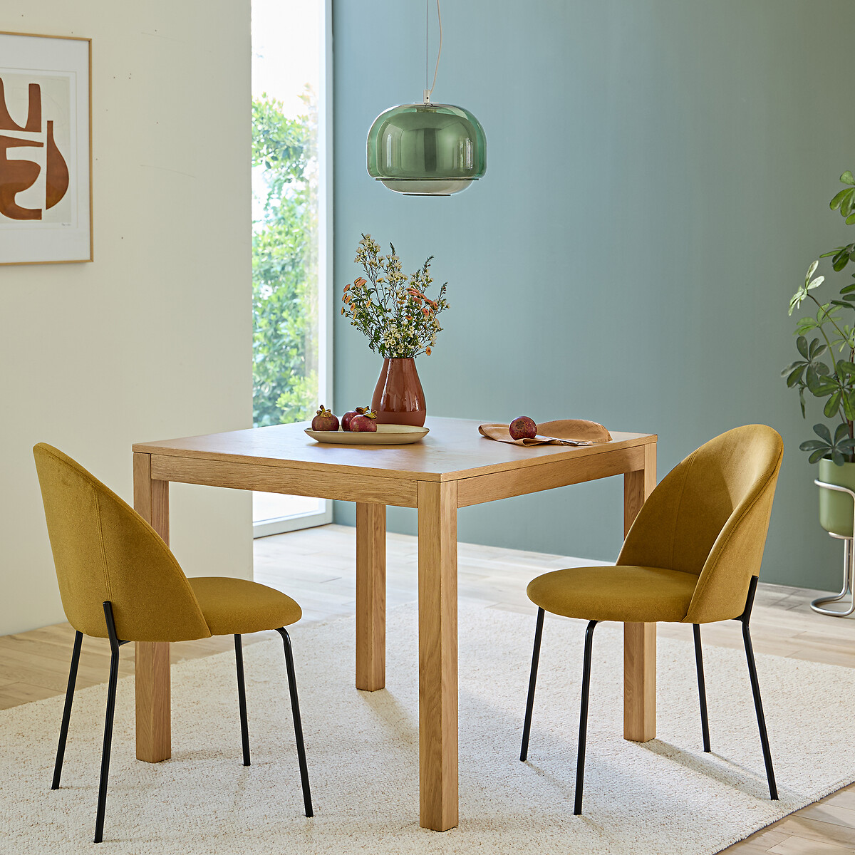 Lot de 2 chaises velours, Nordie ambre, LA REDOUTE INTERIEURS