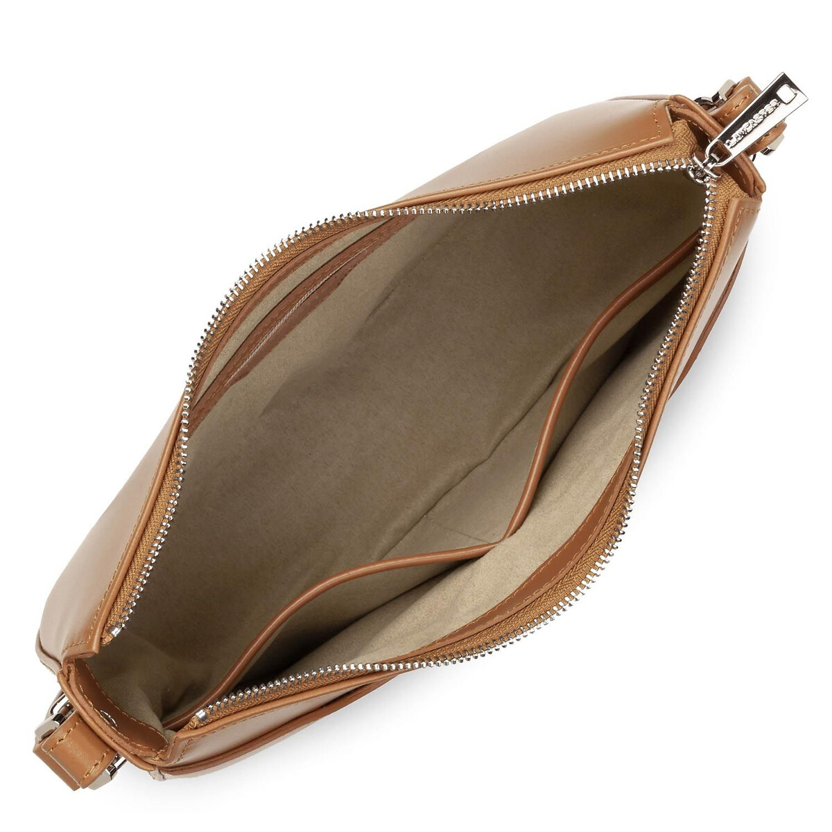 Sac à bandoulière demi lune SUAVE ACE camel, LANCASTER