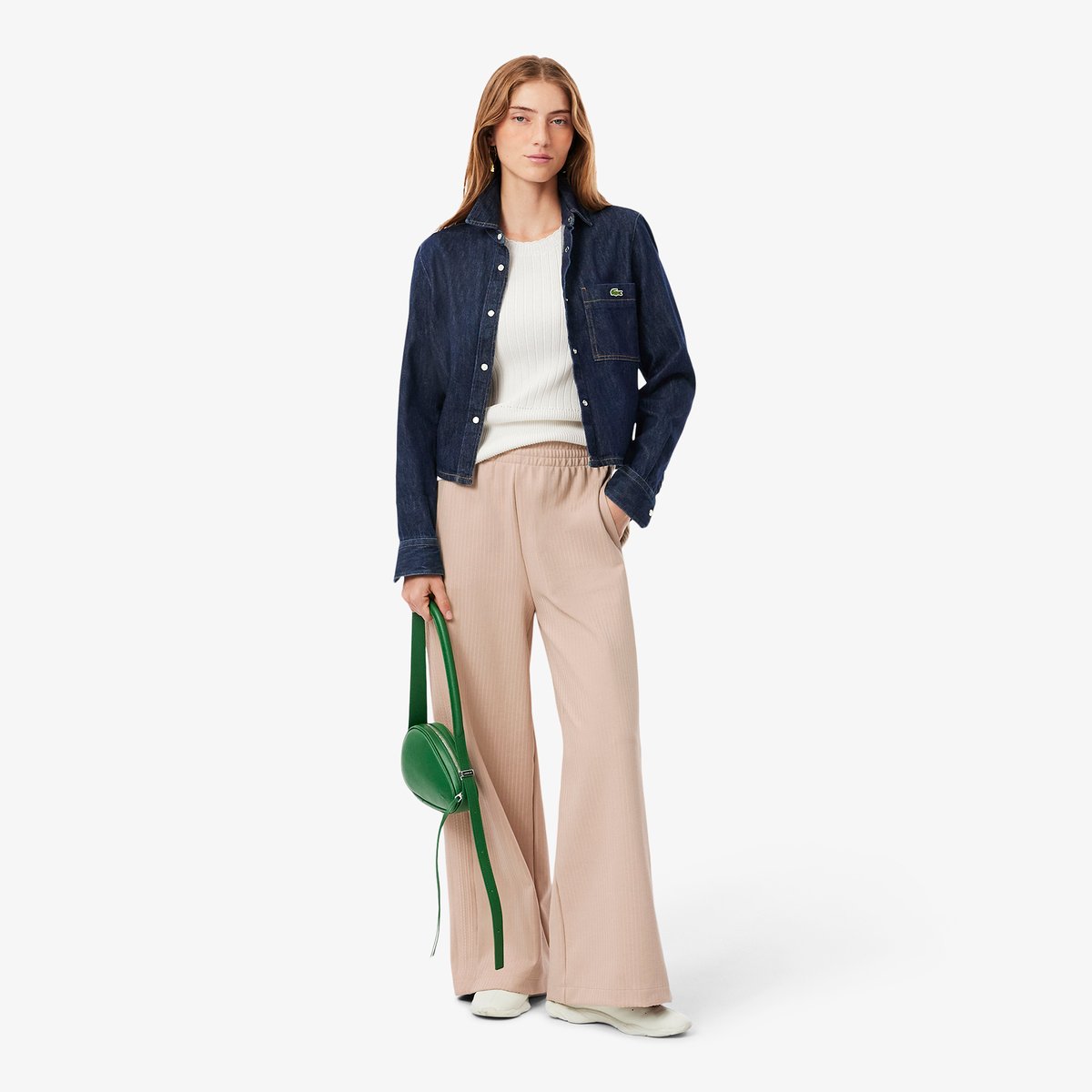 Pantalon de survêtement fabriqué en France beige-s69, LACOSTE