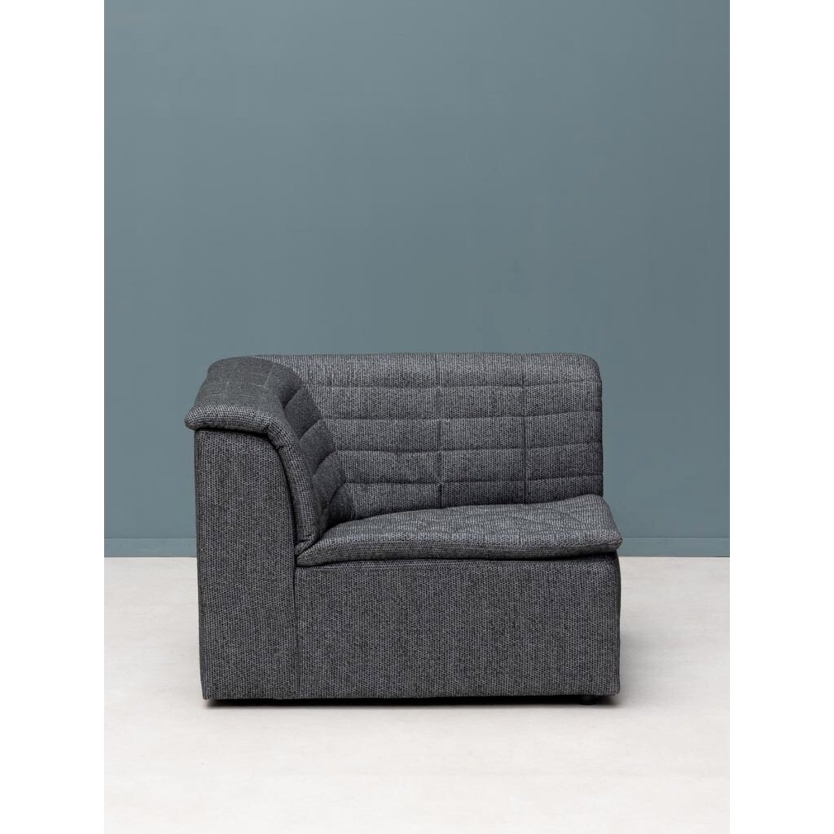 Élément d'angle en tissu CLIDE gris, CHEHOMA