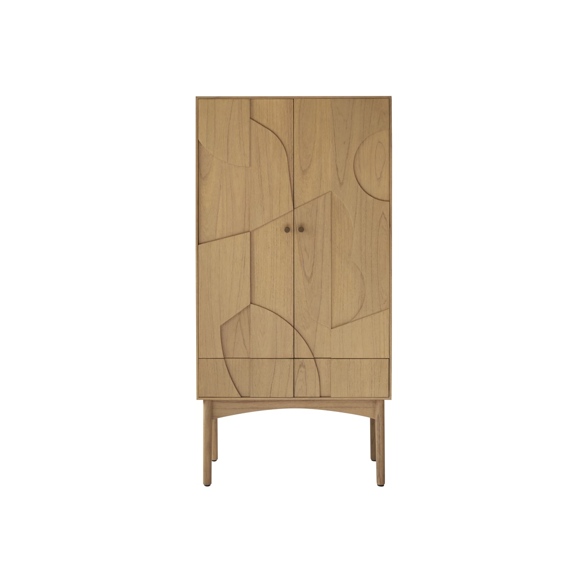 Armoire en Mindi clair massif, OTHO naturel, TIKAMOON