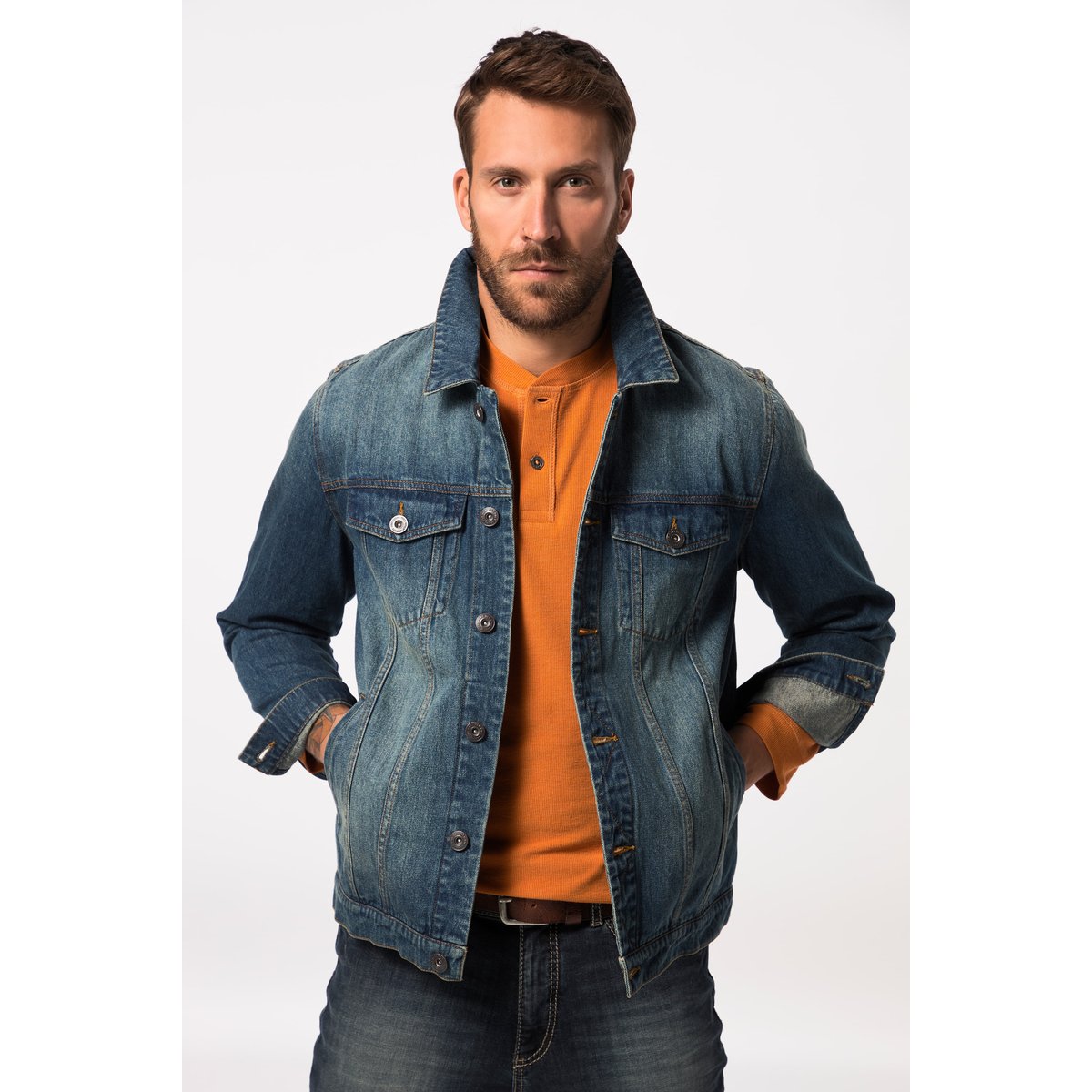 Veste en jean bleu jean, JP1880