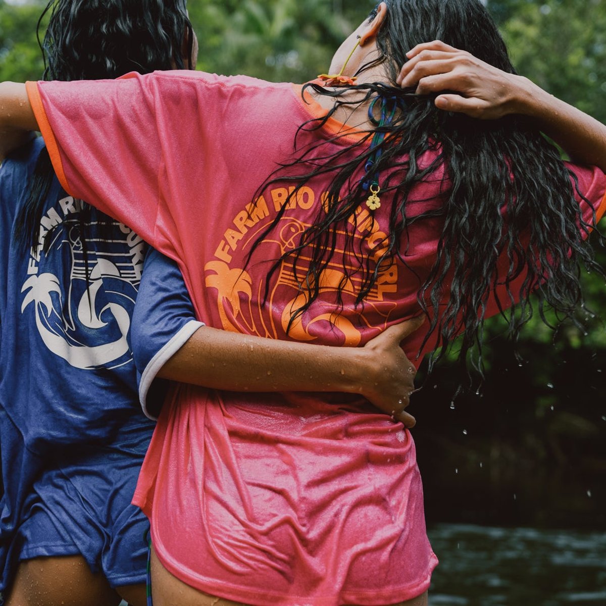 T-shirt oversize TROPICAL Desire rose vif, RIP CURL